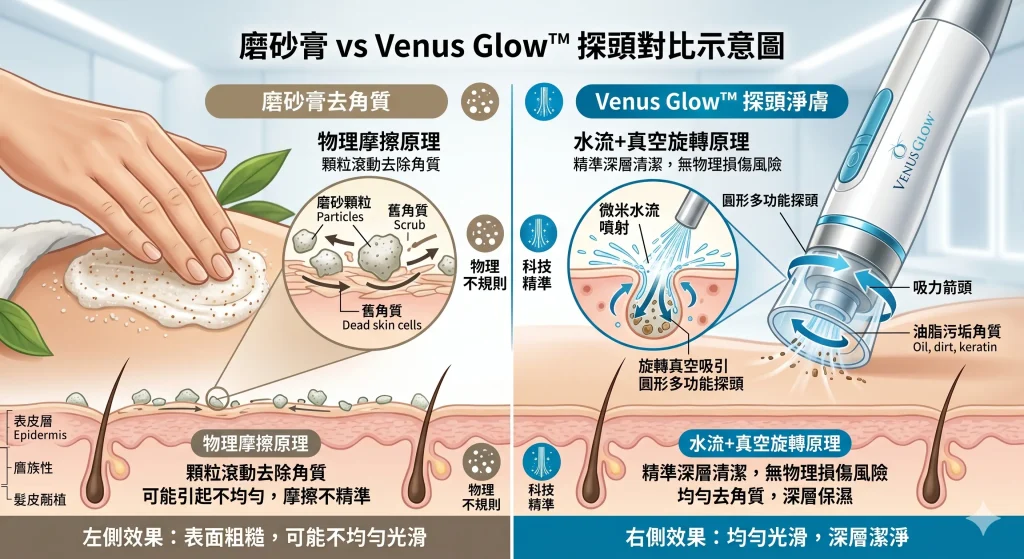 美背療程香港 醫療級Venus Glow vs 家用磨砂膏效果比較