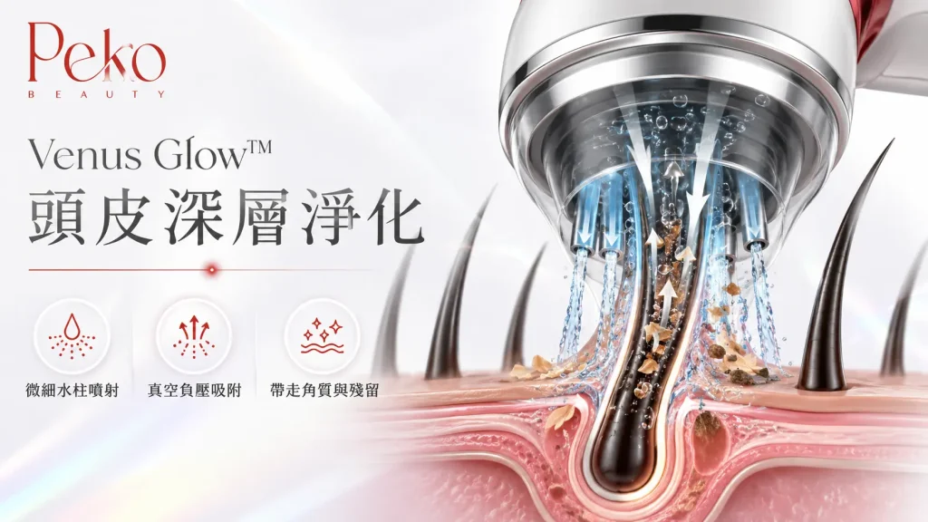 Venus Glow 頭皮深層清潔改善角質堆積