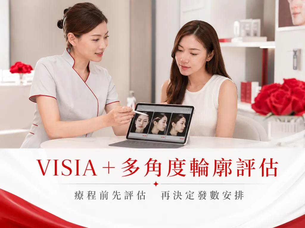 DENSITY 療程前 VISIA 及面部輪廓評估